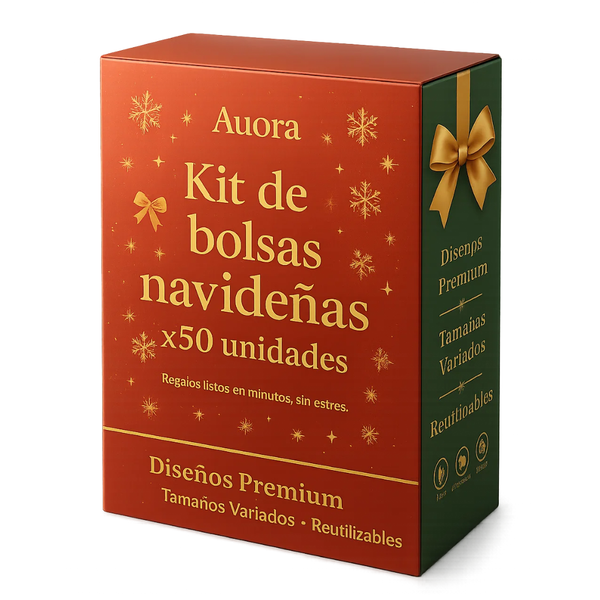 Kit De Bolsas Para Navidad