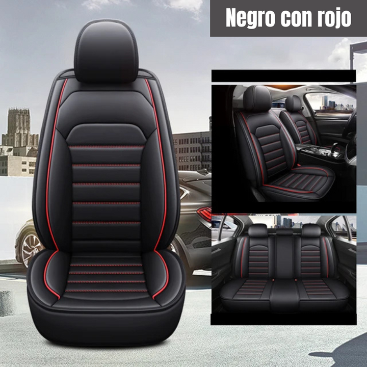 CoverX® Kit de Forros para Asientos de Auto en Cuero