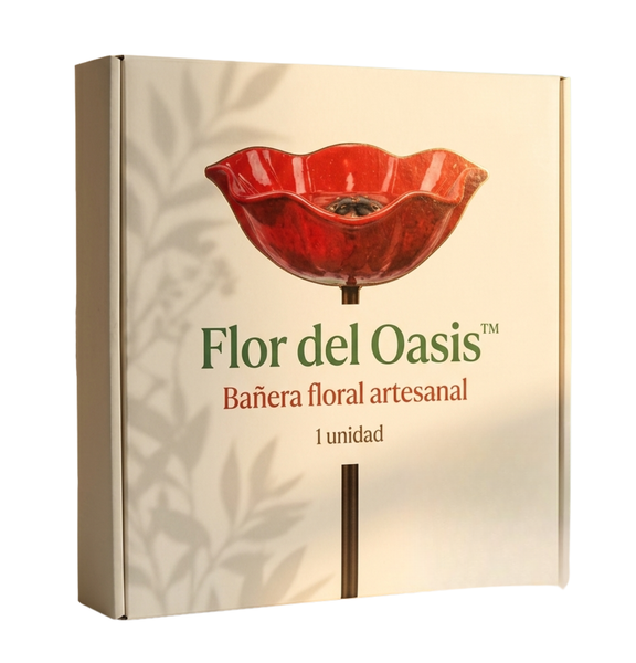 Bañera De Metal Flor Del Oasis