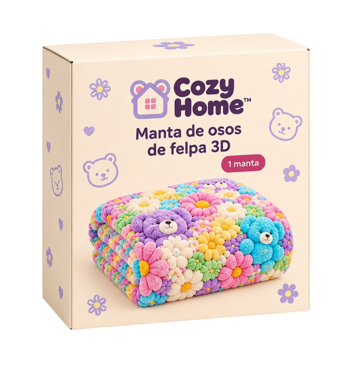 Manta De Osos De Felpa 3D