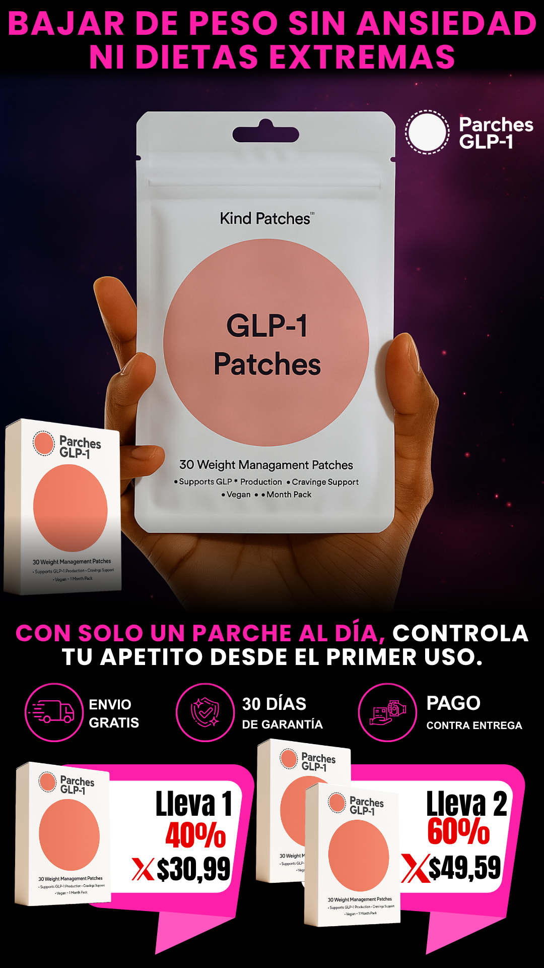 donde comprar parches glp 1 Efectividad de los de GLP-1 para la obesidad Parches Glp 1 En Farmacia
